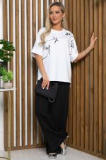 Блуза Ампир (белая) Б13166-20М LT Collection