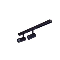 Магнитный трековый светильник ЭРА TRM20-6-7W4K BK светодиодный 7Вт 4000К черный для системы NOVA | Магнитные трековые светильники