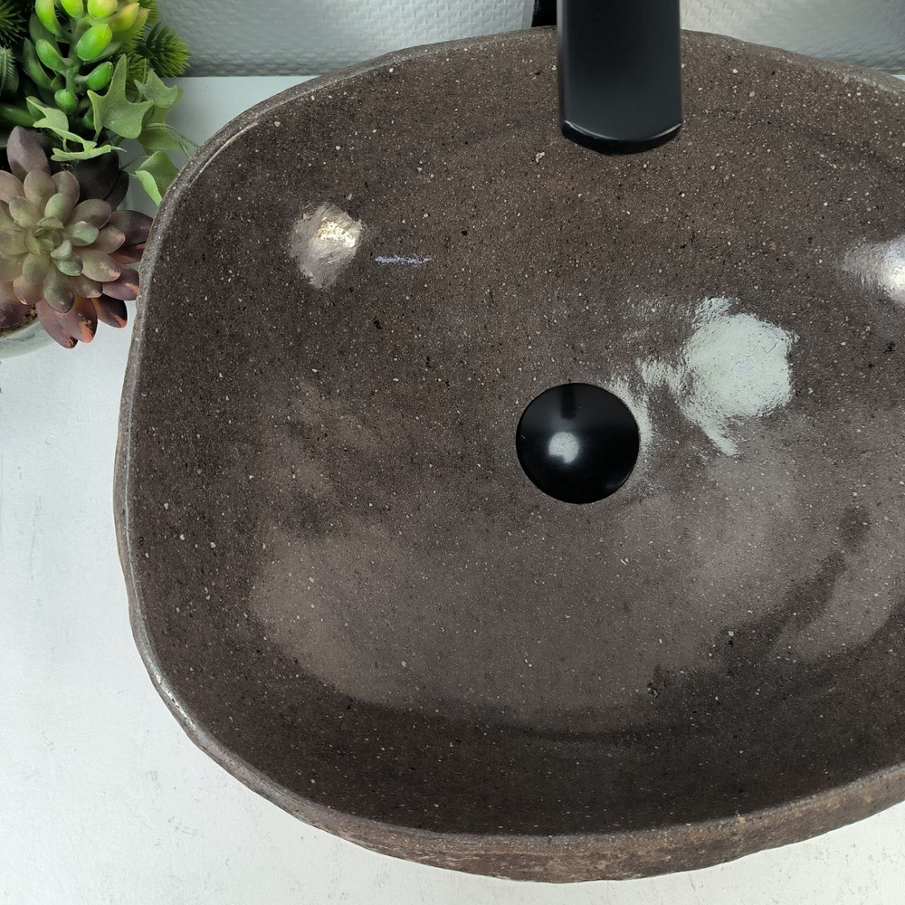 Раковина из речного камня RS-65294 42*37*15 0861