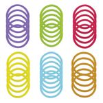 Резинки для волос НАБОР 30 шт., 0,25х9см, разные цвета, MONTE VITA, 457041