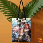 Сумка шоппер с принтом Honkai Star Rail