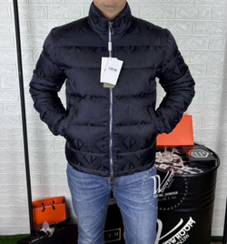 Пуховик CD Dior премиум темно-синий оригинал мужской