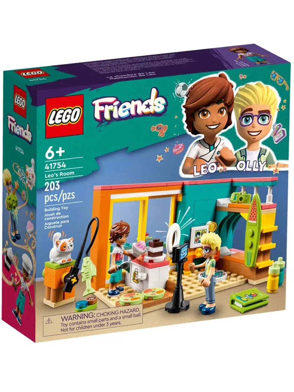 Лего Френдс Комната Лео 41754 Friends