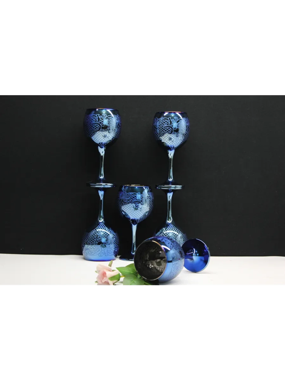 Фужеры для вина Лазурит