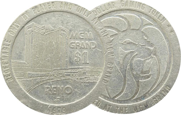 MGM Grand Casino $1 Token