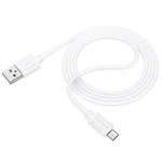 Кабель Borofone BX52 USB-microUSB 2.4A 1м Silicone White