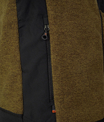 Кофта флисовый Graff 233-P-BL-13 с вставками Коричневые -