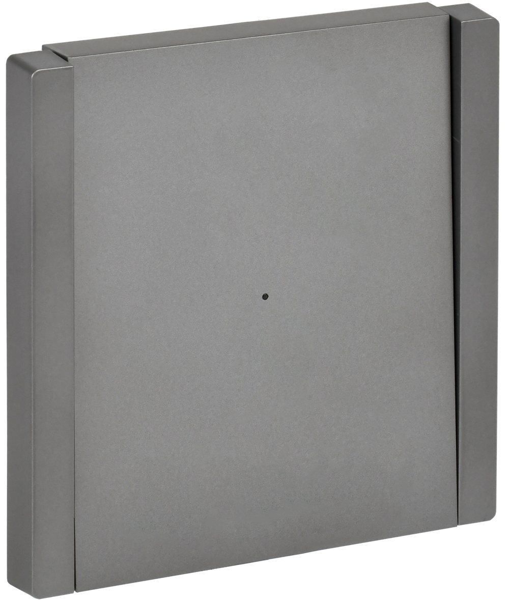 FORTE&PIANO Выключатель 1-клавишный с индикацией 10А FP502 сталь IEK