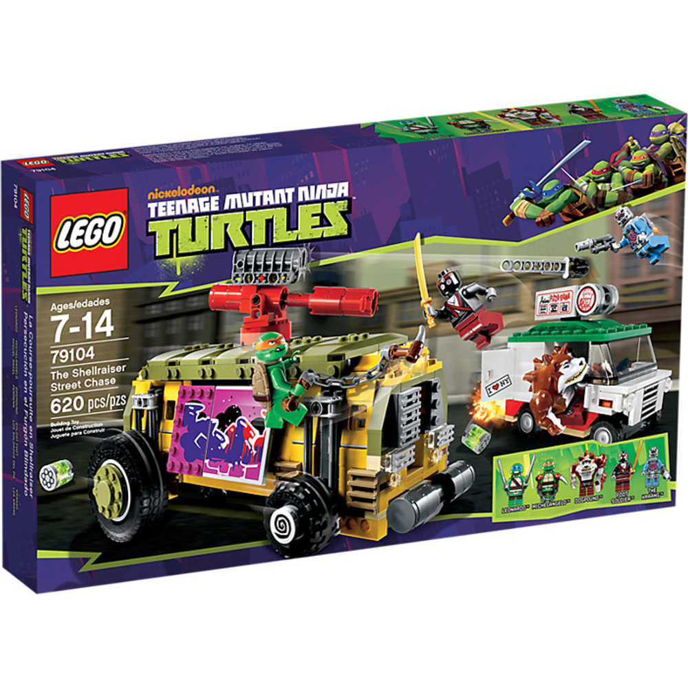 LEGO Teenage Mutant Ninja Turtles: Погоня на панцирном танке 79104 — Shellraiser Street Chase — Лего Черепашки-ниндзя мутанты