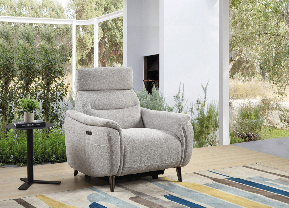 Кресло-реклайнер Cheretto серое