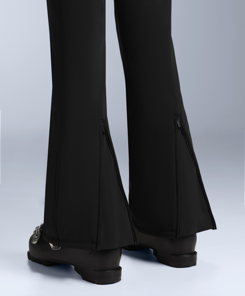 OYSHO Водонепроницаемые расклешенные брюки SKI полной длины, черный