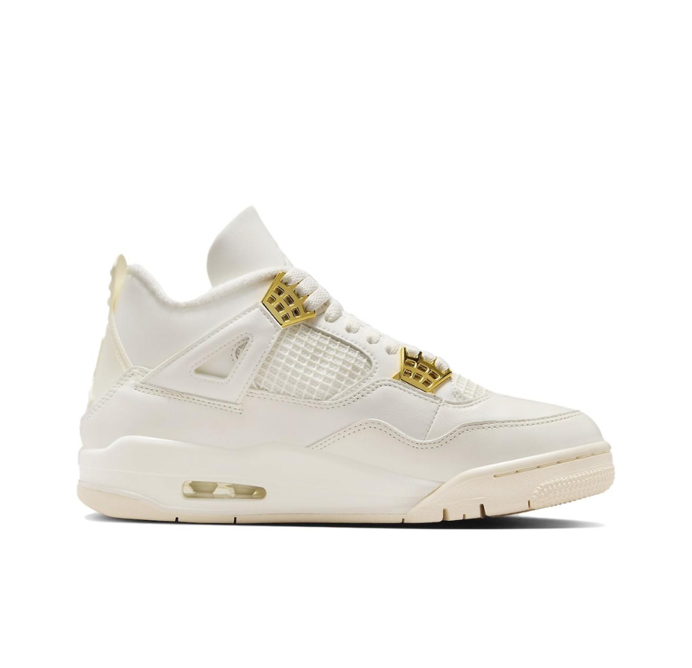 Женские кроссовки Air Jordan 4 Retro 'Metallic Gold' AQ9129-170