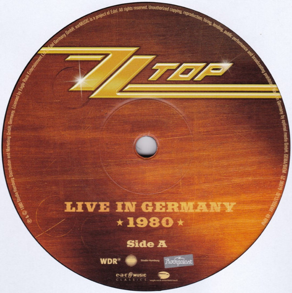 ZZ Top / Live In Germany 1980 (Limited Edition)(2LP+CD)