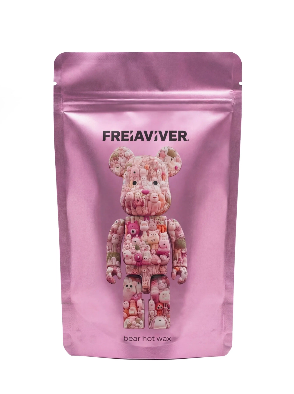 Воск FreiAVIVER для депиляции бровей и лица Hot Wax 100g (розовые мишки)