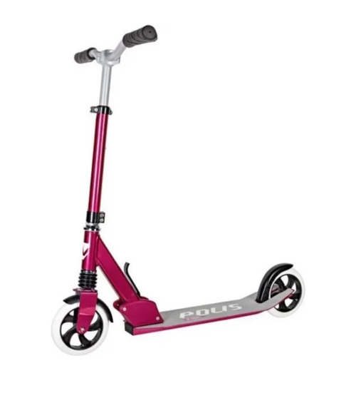 Самокат детский Novatrack Polis PRO'30, 160 мм, розовый