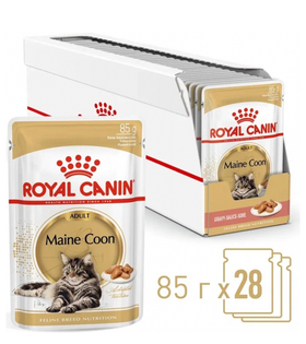 Роял Канин Main Coon Adult в соус 85гр./28шт.