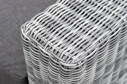 "Боно" кресло из искусственного ротанга, цвет серый