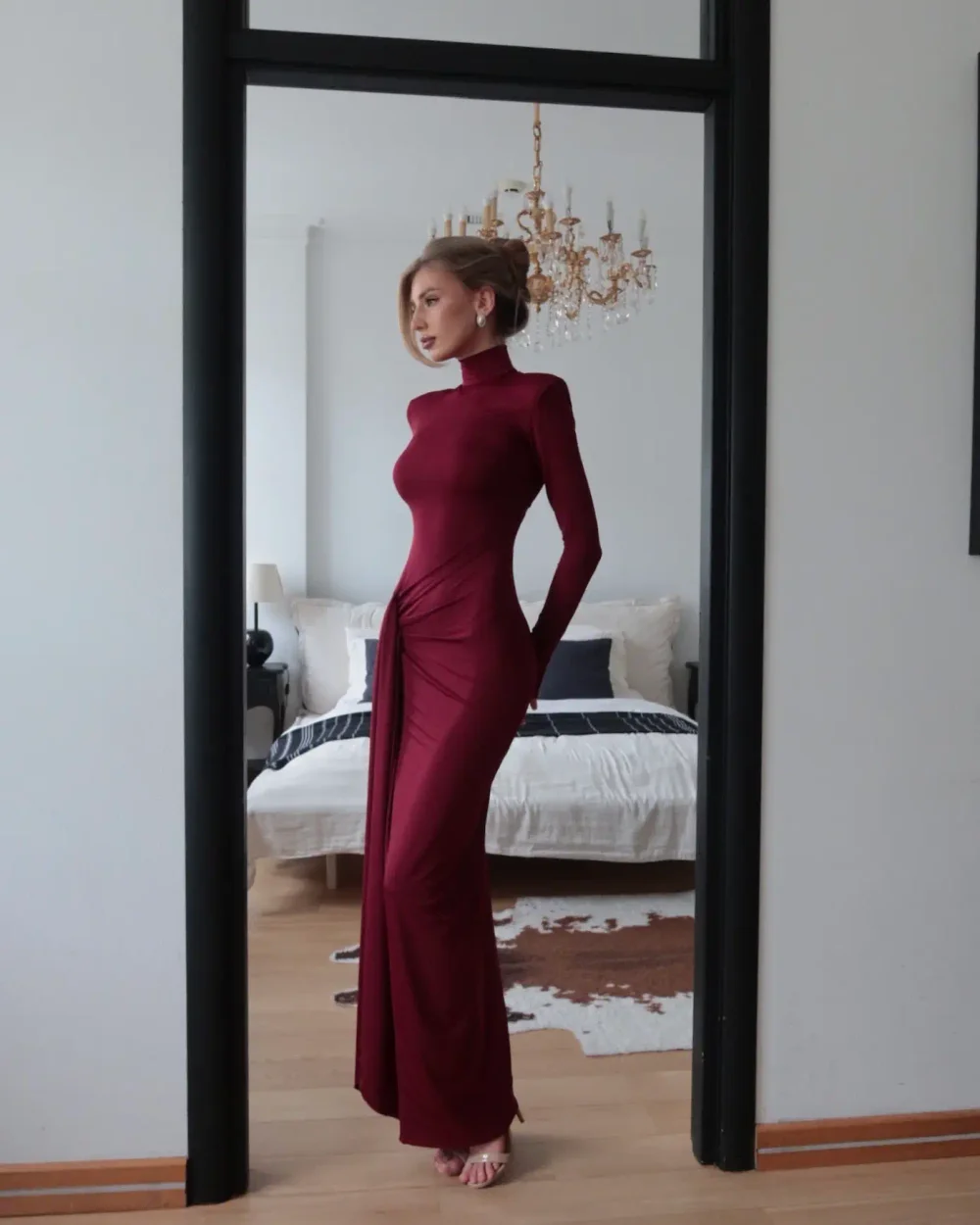 Платье MADONNA, Бордовый