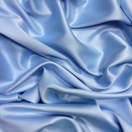 Русский Атлас Стрейч Голубой