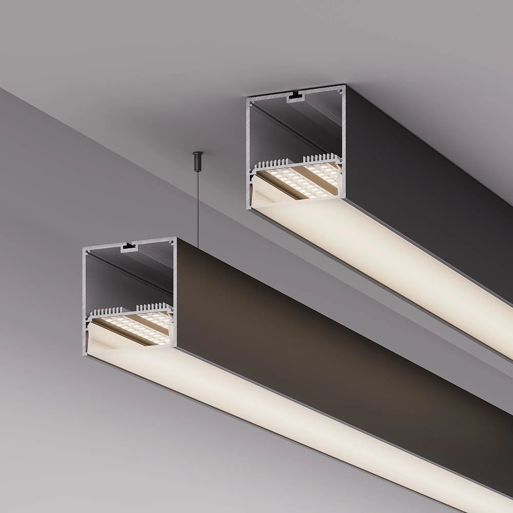 Профиль SL-LINE-7477-2000 BLACK (Arlight, Алюминий) 029939