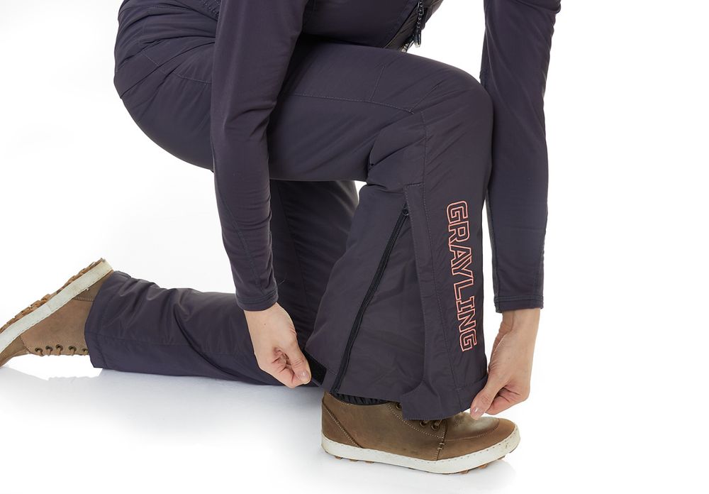 Костюм женский Ангара -35 (графит, лосось) GRAYLING