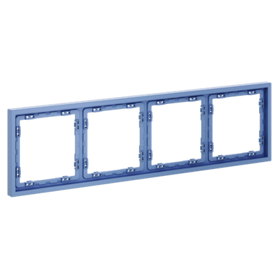 Рамка пластиковая VOLTUM S70 на 4 поста, (деним)