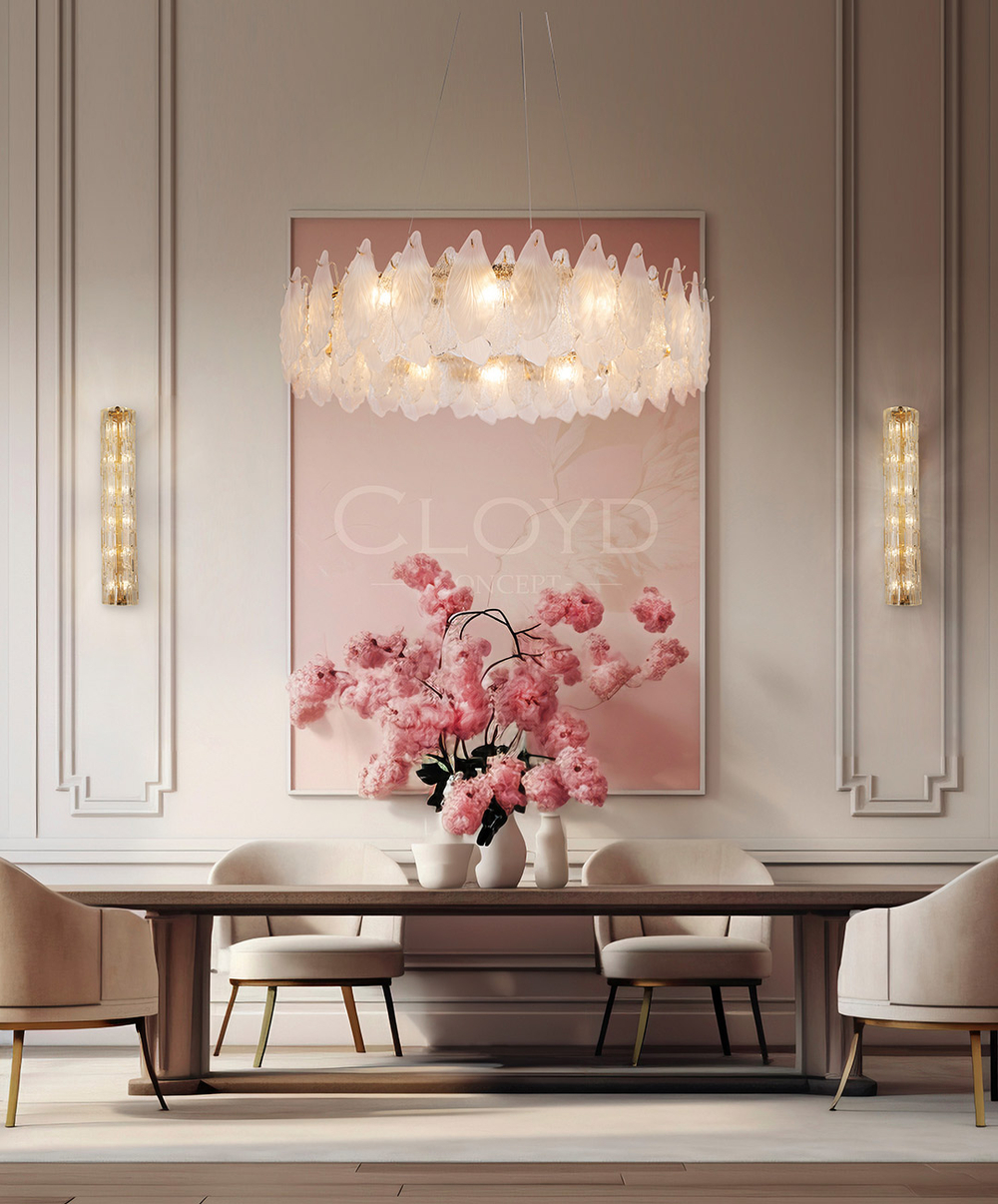 Люстра Cloyd SENEGAL-B C12 / Ø80 см - золото (арт.11193)