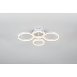 Светильник потолочный светодиодный Rivoli Juniper 6187-702 LED 75 Вт 3000-6000К белый с пультом | Rivoli