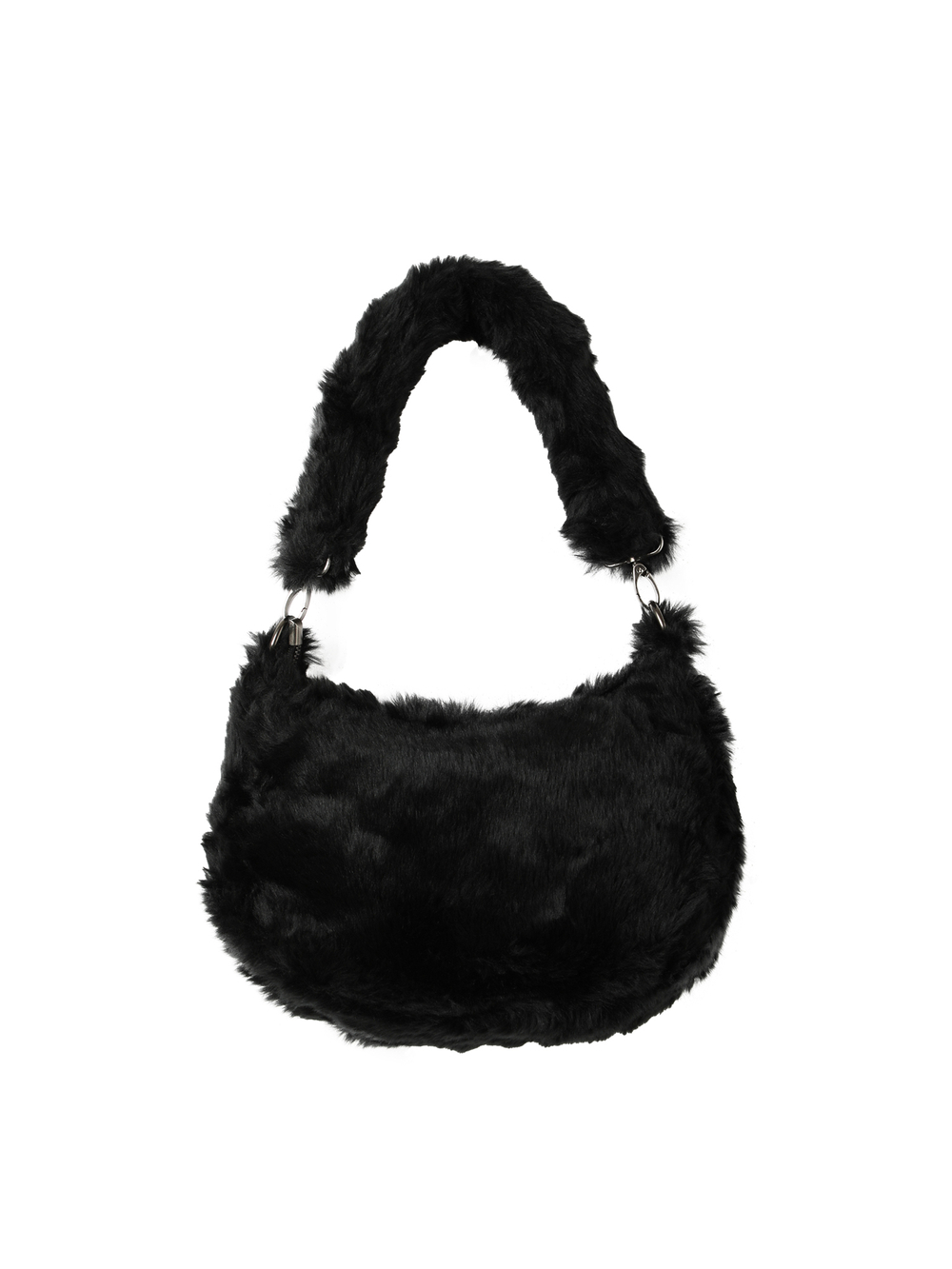 Сумка Arrya Black Furry Shoulder Chain