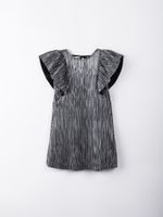 Платье с крылышками "Металлик"