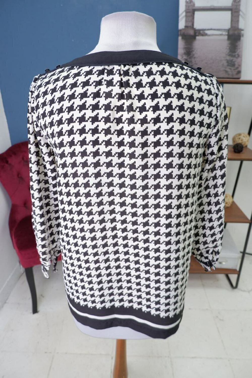 Блузка Zarina с принтом 44 размер