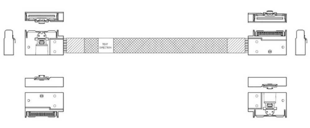 Кабель  JPC P732EGB00800-1