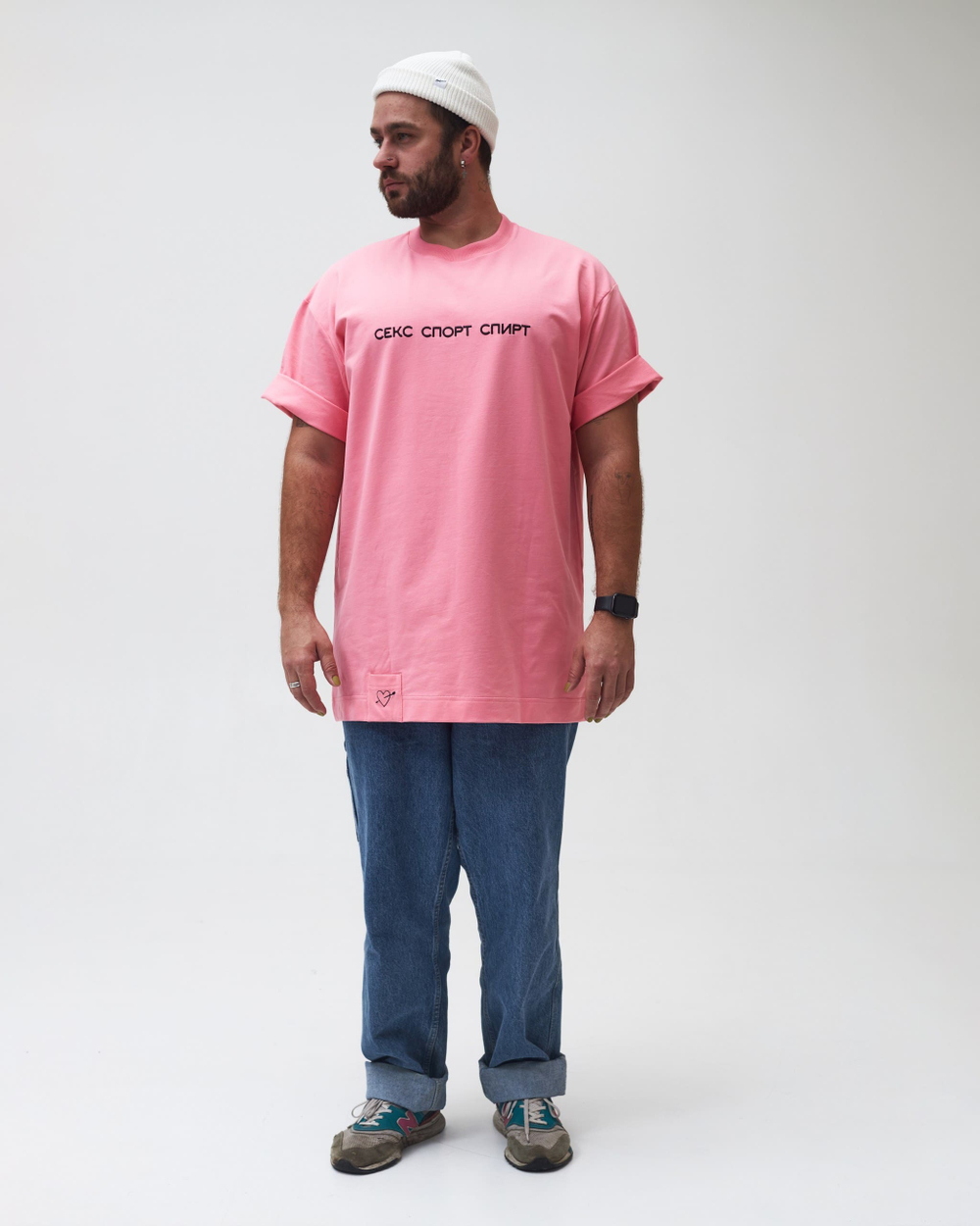 Футболка Оверсайз "Секс Спорт Спирт"