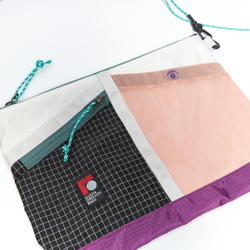 Сумка Sacoche черный/белый/светло-розовый