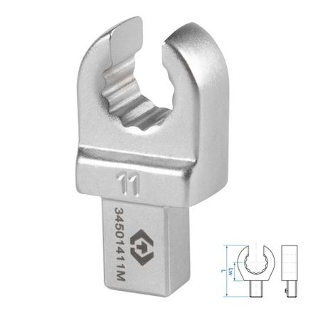 Цена на KING TONY (34501411M) Насадка разрезная серии "FIT", 11 мм, 9х12 мм