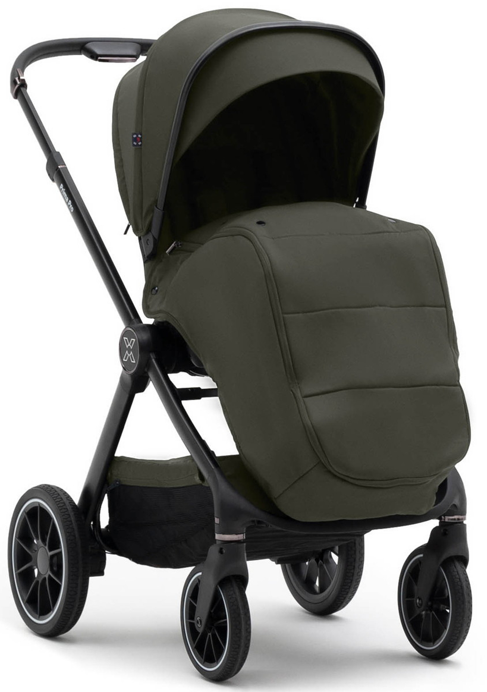 Коляска Agex Prima Pro 3 в 1 с автокреслом i-Safe S Grey APF664 Green (Зеленый)