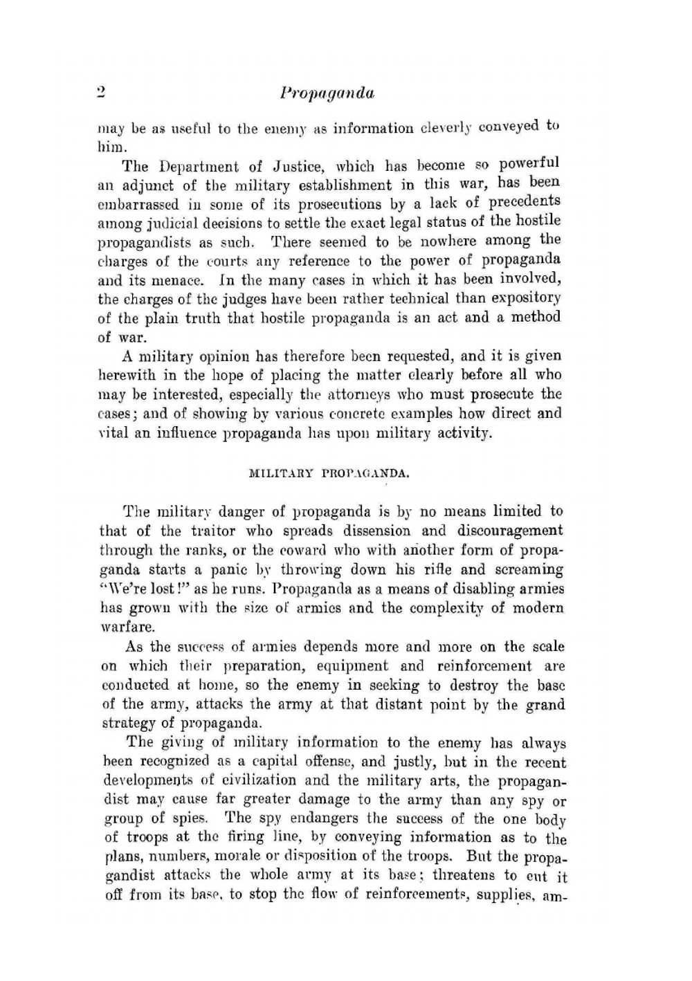 Propaganda In Its Military And Legal Aspects | Нет автора