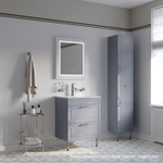 Тумба напольная IDDIS Oxford, 60 см, светло-серый, OXF60L0i95