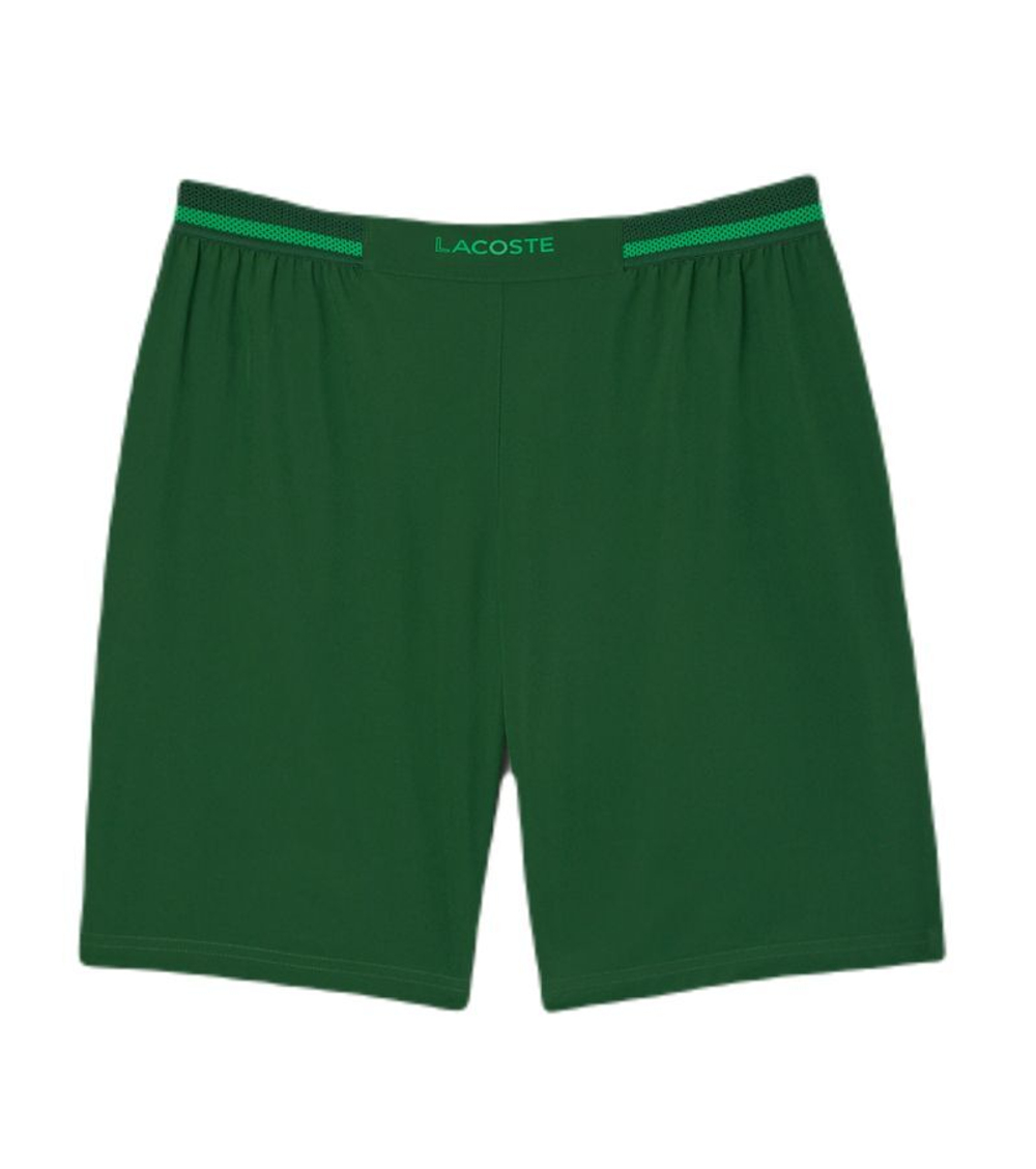 Мужские теннисные шорты Lacoste Tennis X Novak Djokovic - зеленый