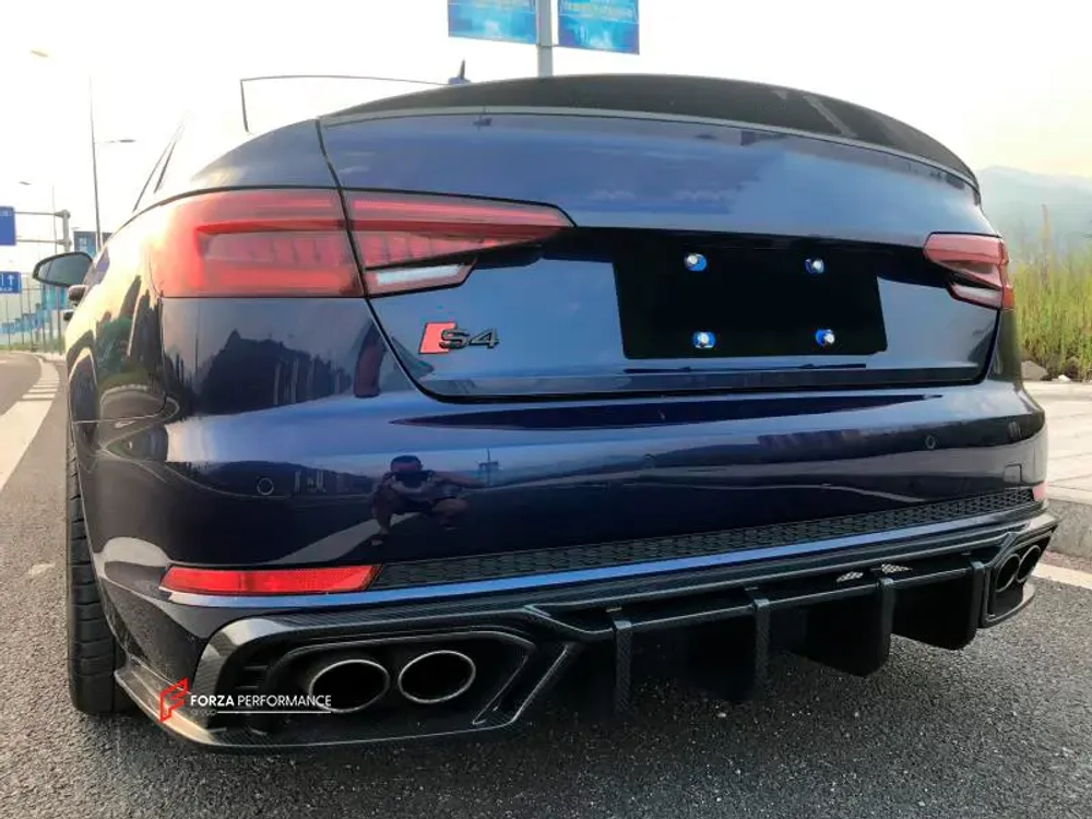 Карбоновый обвес для AUDI S4 B9 2016 - 2019 Ауди аэродинамический обвес