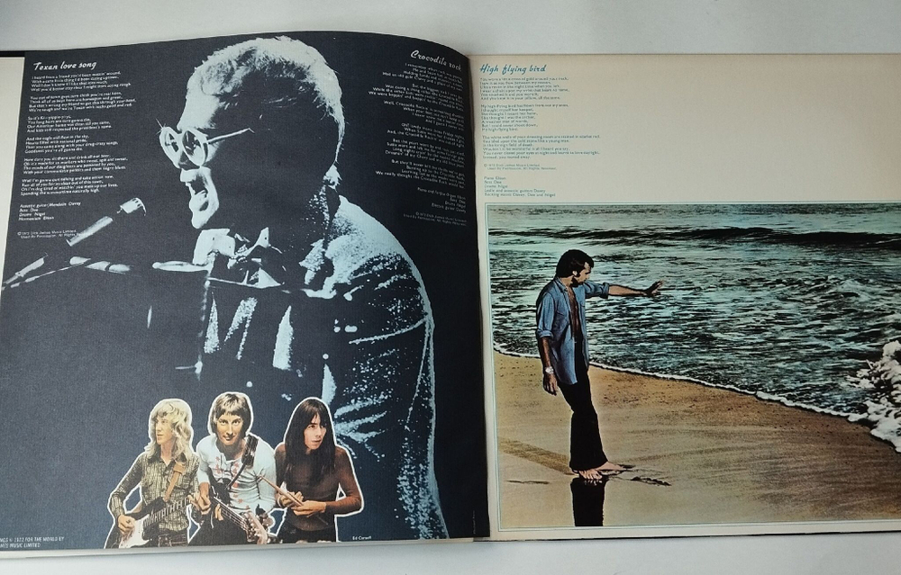 Винтажная виниловая пластинка LP Elton John Don't Shoot Me, I'm Only The Piano Player (USA 1973)