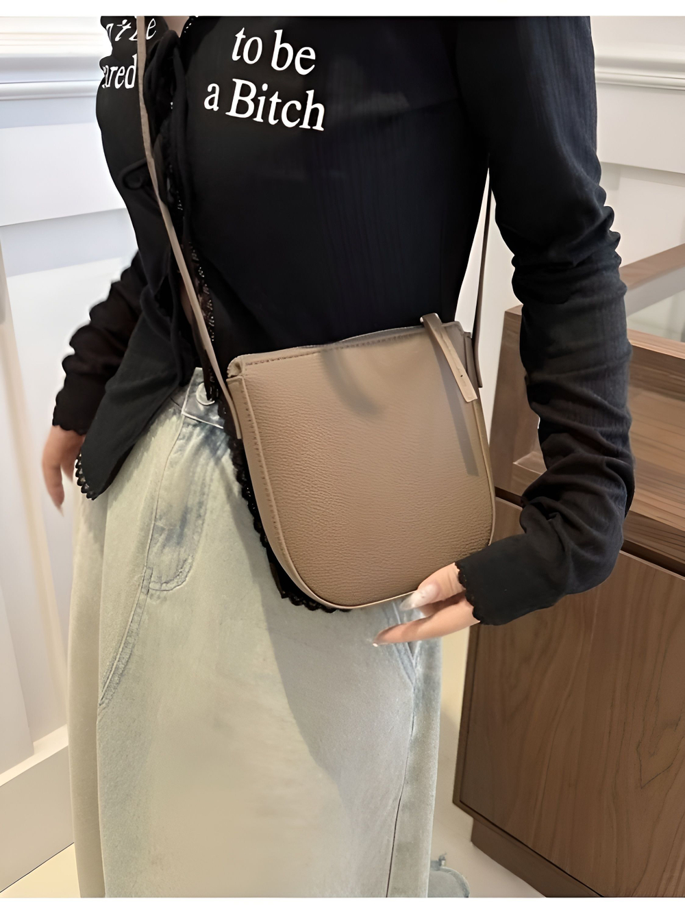 сумка женская натуральная кожа через плечо кросс боди маленькая