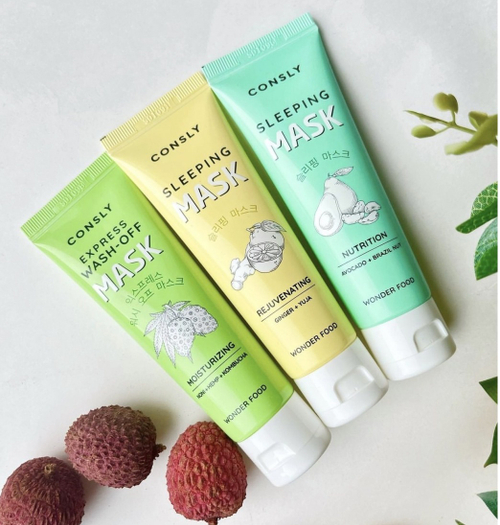 Consly Wonder Food Noni, Hemp And Kombucha Tea Moisturizing Express Wash-Off Mask экспресс-маска с экстрактами нони, семян конопли и комбучей