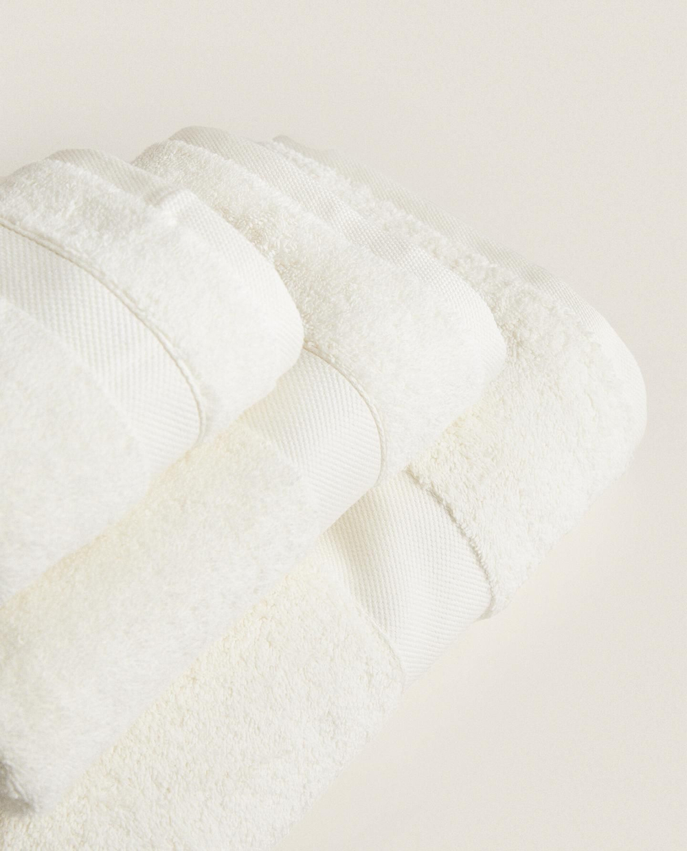 Zara Home - Хлопковое банное полотенце премиум-класса (600 г / м2), бежевый, 30х50 см