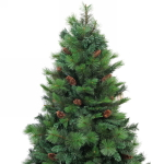 Ёлка «Сокровище зимы» 150 см, ПВХ+леска , шишки (508 веток) (SZ1022-150)
