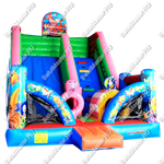 Батут-горка "Приключения рыбки" 7*5*6 м