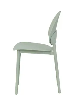 "Апероль" стул пластиковый, цвет серо-зеленый