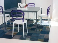 Стул Miss Bibi белый/фиолетовый