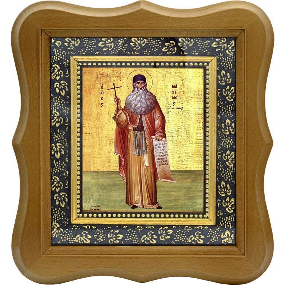 Максим Грек Преподобный. Икона на холсте.