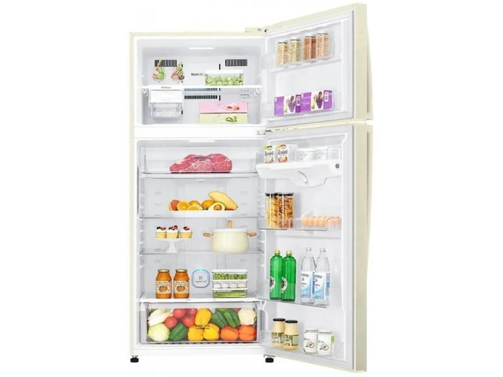 Холодильник LG GN-H702HEHL Total No Frost бежевый